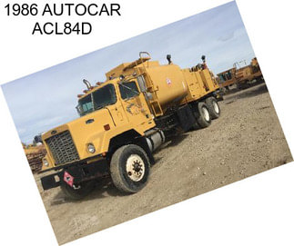 1986 AUTOCAR ACL84D