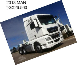 2018 MAN TGX26.560