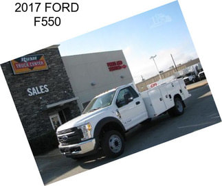 2017 FORD F550