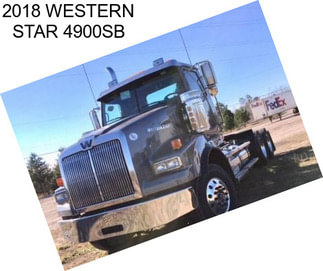 2018 WESTERN STAR 4900SB