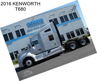 2016 KENWORTH T680