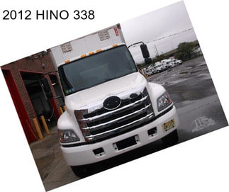 2012 HINO 338