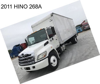 2011 HINO 268A