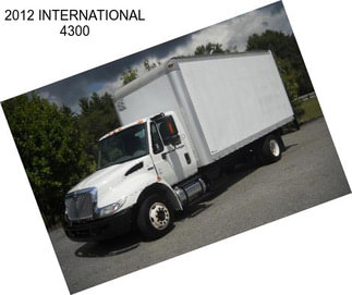 2012 INTERNATIONAL 4300