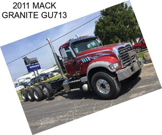 2011 MACK GRANITE GU713