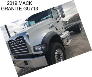 2019 MACK GRANITE GU713