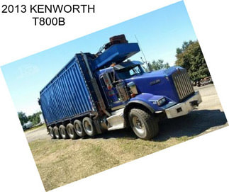 2013 KENWORTH T800B