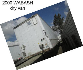 2000 WABASH dry van