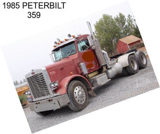 1985 PETERBILT 359