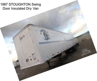 1987 STOUGHTON Swing Door Insulated Dry Van