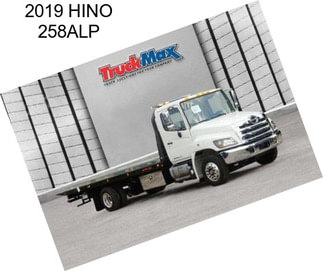 2019 HINO 258ALP