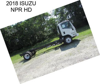 2018 ISUZU NPR HD