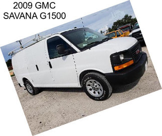 2009 GMC SAVANA G1500