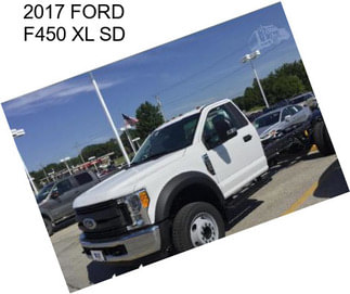 2017 FORD F450 XL SD