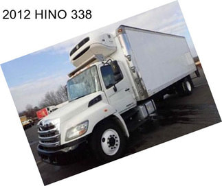 2012 HINO 338