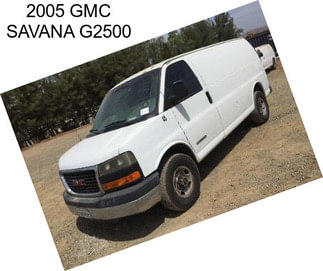 2005 GMC SAVANA G2500