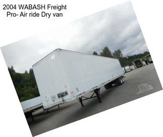 2004 WABASH Freight Pro- Air ride Dry van