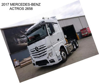 2017 MERCEDES-BENZ ACTROS 2658