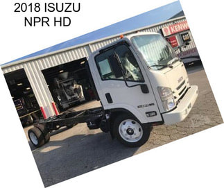 2018 ISUZU NPR HD