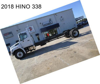 2018 HINO 338