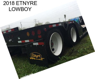 2018 ETNYRE LOWBOY