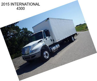 2015 INTERNATIONAL 4300