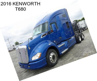 2016 KENWORTH T680