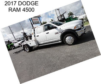 2017 DODGE RAM 4500