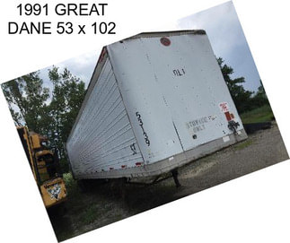 1991 GREAT DANE 53 x 102