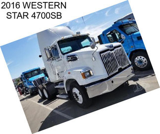 2016 WESTERN STAR 4700SB