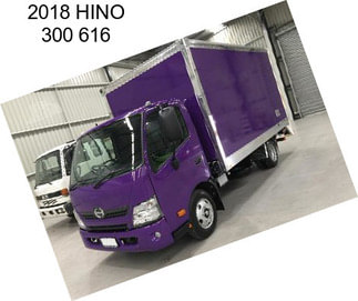 2018 HINO 300 616