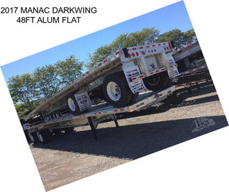 2017 MANAC DARKWING 48FT ALUM FLAT