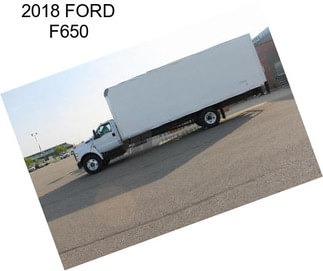 2018 FORD F650