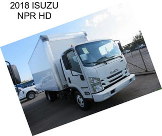 2018 ISUZU NPR HD