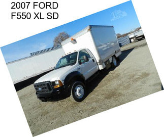 2007 FORD F550 XL SD