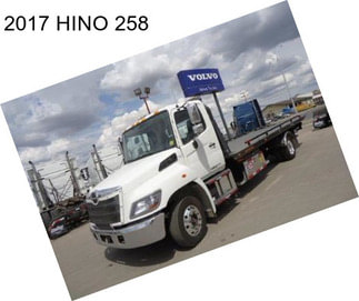 2017 HINO 258