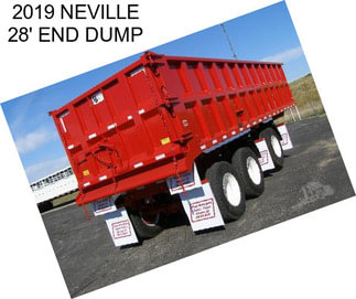 2019 NEVILLE 28\' END DUMP