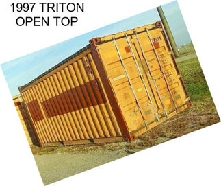 1997 TRITON OPEN TOP