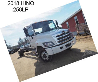 2018 HINO 258LP