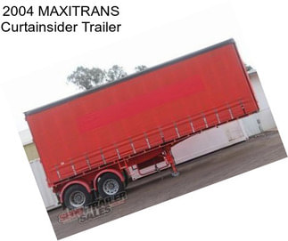 2004 MAXITRANS Curtainsider Trailer