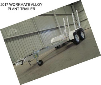 2017 WORKMATE ALLOY PLANT TRAILER