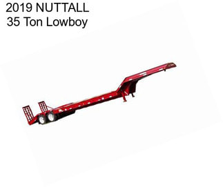 2019 NUTTALL 35 Ton Lowboy