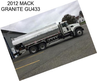 2012 MACK GRANITE GU433