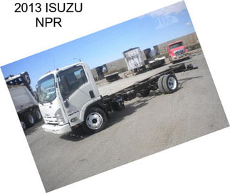 2013 ISUZU NPR