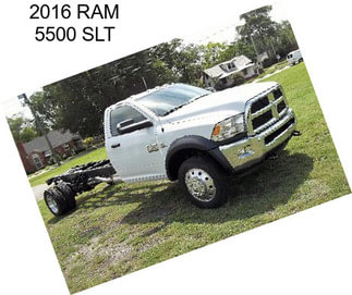 2016 RAM 5500 SLT