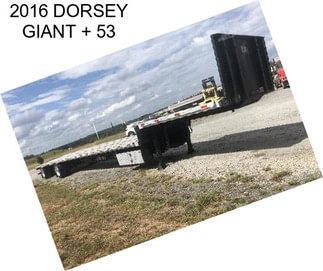 2016 DORSEY GIANT + 53