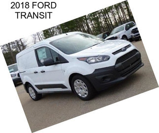 2018 FORD TRANSIT