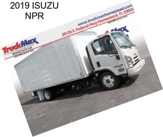 2019 ISUZU NPR