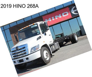 2019 HINO 268A