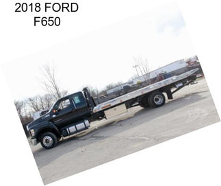 2018 FORD F650